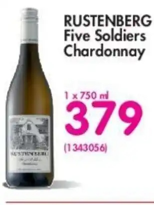 Makro Rustenberg Five Soldiers Chardonnay 750ml offer