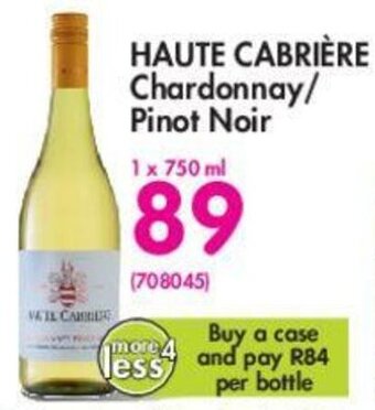 Makro Haute Cabrière Chardonnay/ Pinot Noir 750ml offer