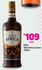 Game KWV Wild Africa Cream-750ml offer