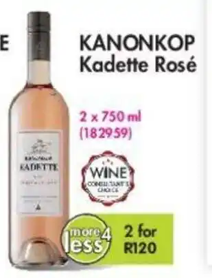 Makro Kanonkop Kadette Rosé 750ml offer