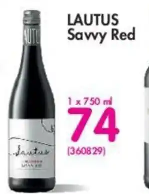 Lautus Savvy Red 750ml