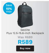 First Shop Targus geolite plus 12.5-15.6 inch backpack offer