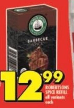 Shoprite ROBERTSONS SPICE REFILL all variants offer