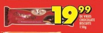 Shoprite DE VRIES CHOCOLATE BISCUITS 150g offer