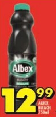 Shoprite Albex Bleach 750ml offer
