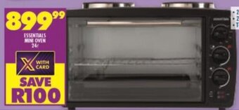 Shoprite ESSENTIALS MINI OVEN 24L offer