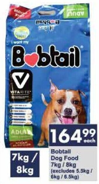 Bobtail Dog Food 7kg / 8kg (excludes 5.5kg / 6kg / 6.5kg)