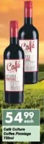 President Hyper Café Culture Coffee Pinotage 750ml offer