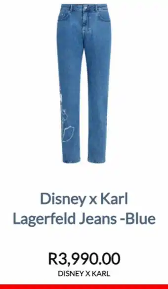 Disney x karl lagerfeld jeans-blue