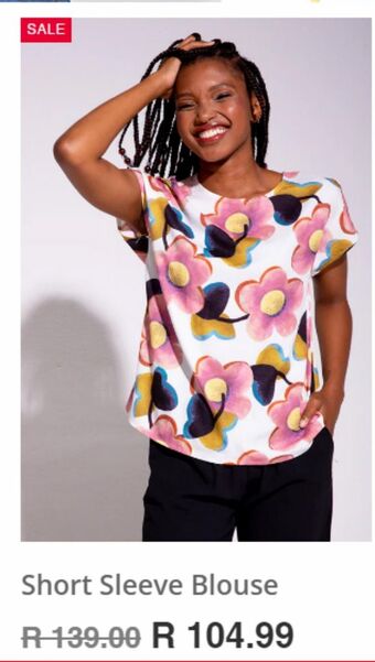 Rage Short sleeve blouse offer