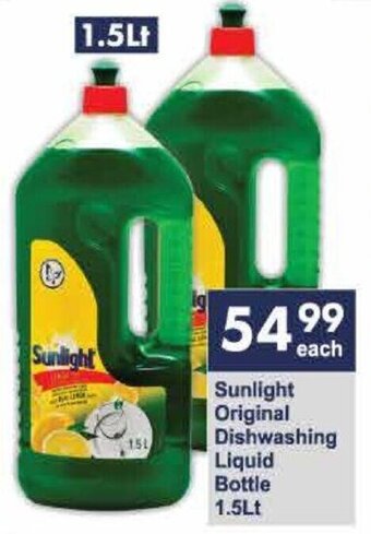 President Hyper Sunlight Original Dishwashing Liquid Bottle 1.5Lt offer