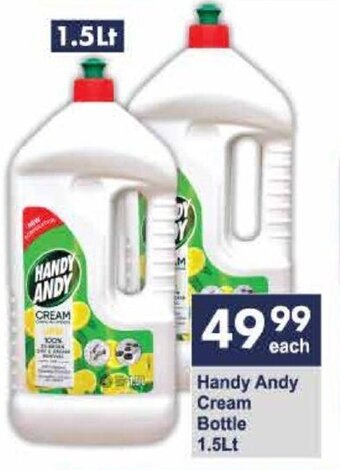 President Hyper Handy Andy Cream Bottle 1.5Lt offer