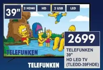 President Hyper TELEFUNKEN HD LED TV (TLEDD-39FHDE) offer
