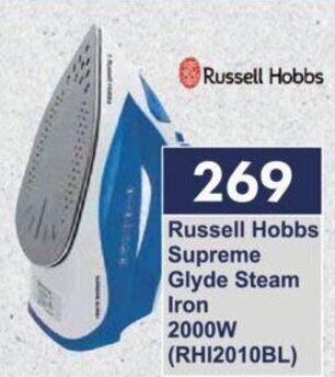President Hyper Russell Hobbs Supreme Glyde Steam Iron 2000W (RHI2010BL) offer