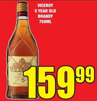 VICEROY 5 YEAR OLD BRANDY 750ML