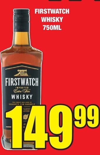 Boxer Liquors FIRSTWATCH WHISKY 750ML offer