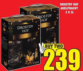 Boxer Liquors DROSTDY HOF ADELPRACHT 2 X 3L offer