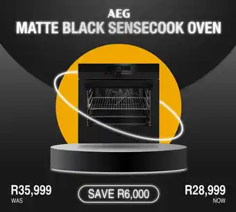 AEG MATTE BLACK SENSECOOK OVEN