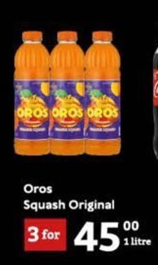 Oxford Freshmarket Oros Squash Original offer