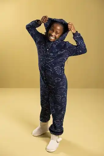 Girls onesie clouds