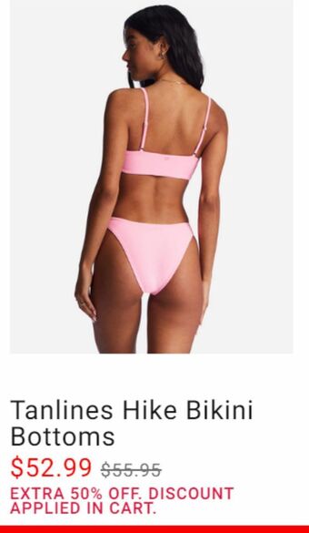 Billabong Tanlines hike bikini bottoms offer