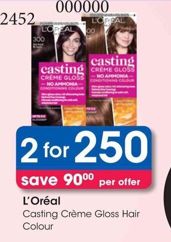 Clicks L'Oréal Casting Crème Gloss Hair Colour offer