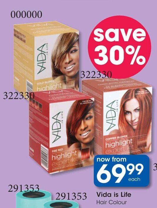 Vida is Life Hair Colour offer at Clicks