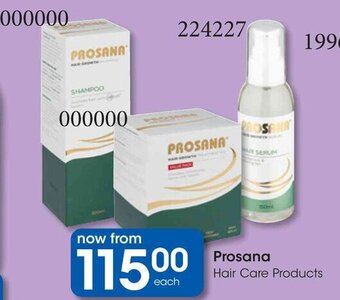 Prosana Hair Care Products