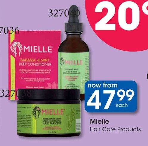 Mielle Hair Care Products offer at Clicks