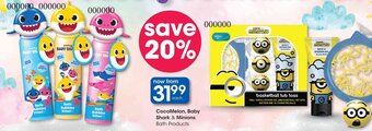 CocoMelon, Baby Shark & Minions Bath Products