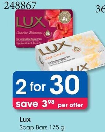 Clicks Lux Soap Bars 175 g offer