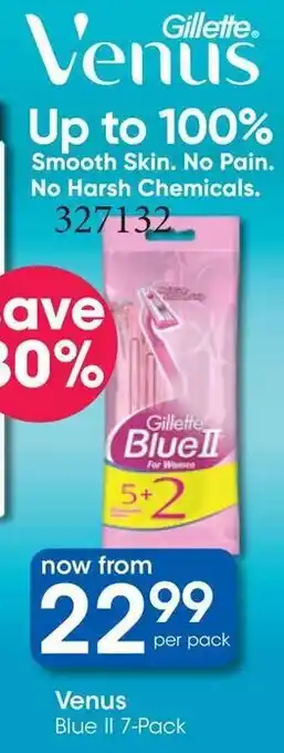 Clicks Venus Blue II 7-Pack offer