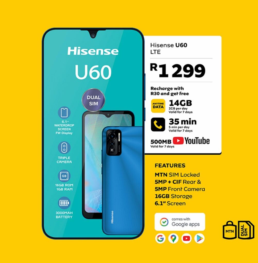 Truworths Hisense u60 lte offer