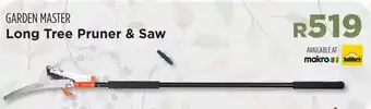 Builders Warehouse GARDEN MASTER Long Tree Pruner & Saw offer