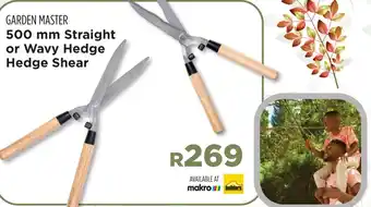 Builders Warehouse GARDEN MASTER 500 mm Straight or Wavy Hedge Hedge Shear offer