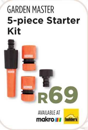 Builders Warehouse GARDEN MASTER 5-piece Starter Kit offer