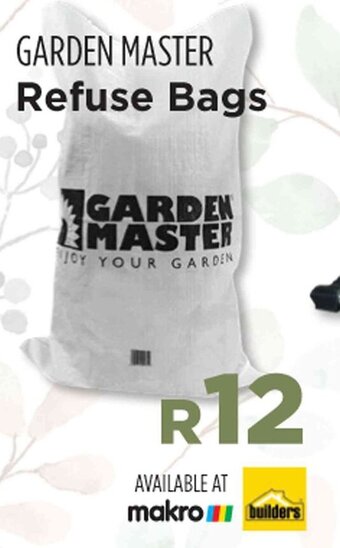 Builders Warehouse GARDEN MASTER Refuse Bags offer