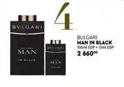 Edgars Bulgari man in black 100ml edp + 15mp edp offer