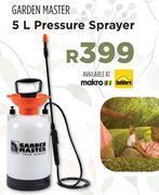 Builders Warehouse Garden master 5l pressure sprayer offer