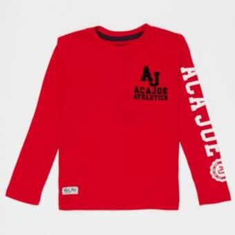Zando Aca joe pre boys high square long sleeve heritage crew tee red offer