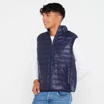 Zando Utopia zip through sleeveless puffer navy offer
