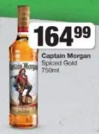 Spar Tops Captain Morgan Spiced Gold 750ml offer