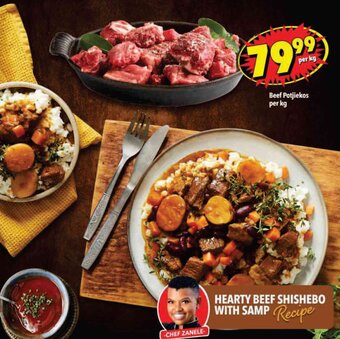 Shoprite Beef Potjiekos per kg offer