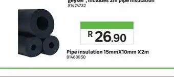 Leroy Merlin Pipe insulation 15mmx10mmx2m offer
