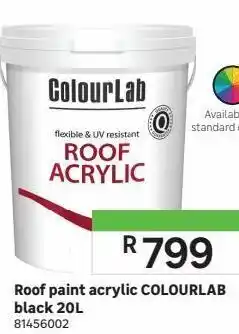 Leroy Merlin Roof paint acrylic colourlab black 20l offer