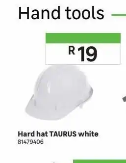 Hard hat taurus white
