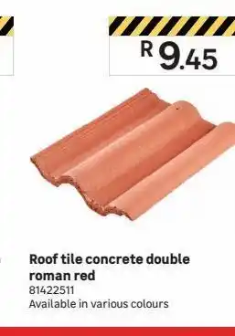 Leroy Merlin Roof tile concrete double roman red offer