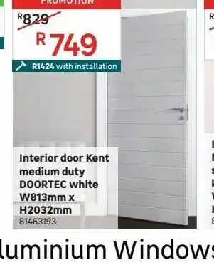 Leroy Merlin Interior door kent medium duty doortec white offer