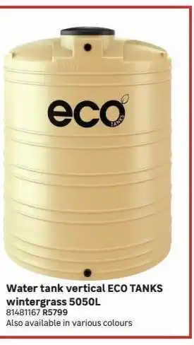Leroy Merlin Water tank vertical eco tanks offer