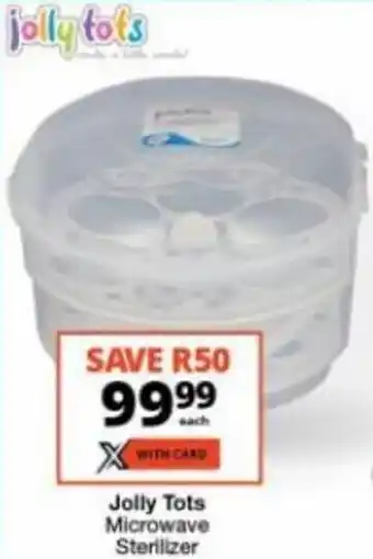 Checkers Hyper Jolly Tots Microwave Sterilizer offer